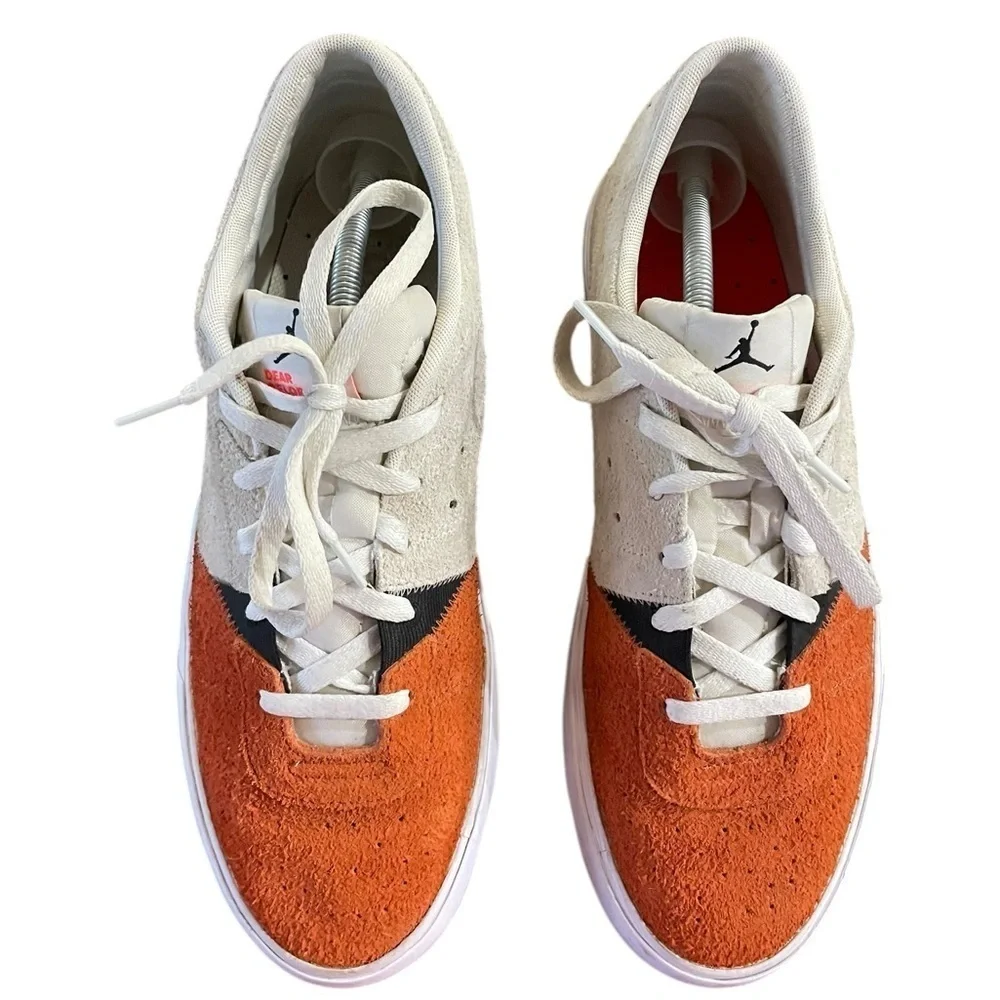 Nike Air Jordan Series .02 Dear Deloris Suede Men’s Shoes Sail/Orange 11.5